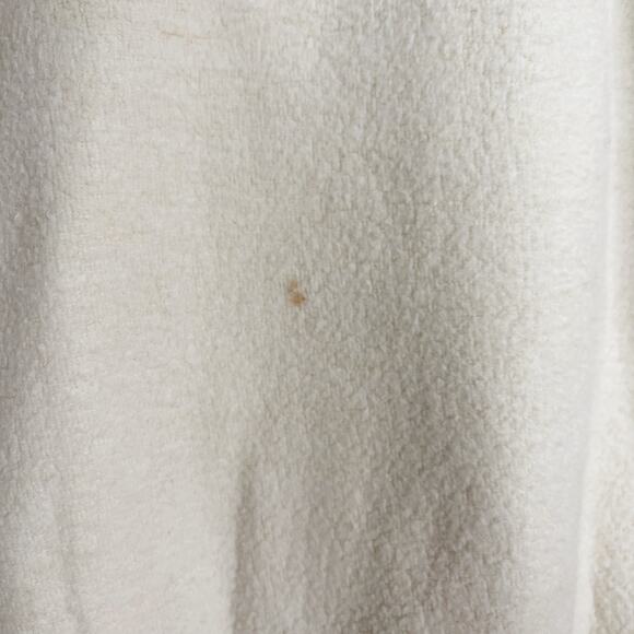 Feat Clothing Mens Medium Oatmilk Cream BlanketBlend Crew Neck Sweatshirt Cotton - Picture 9 of 10